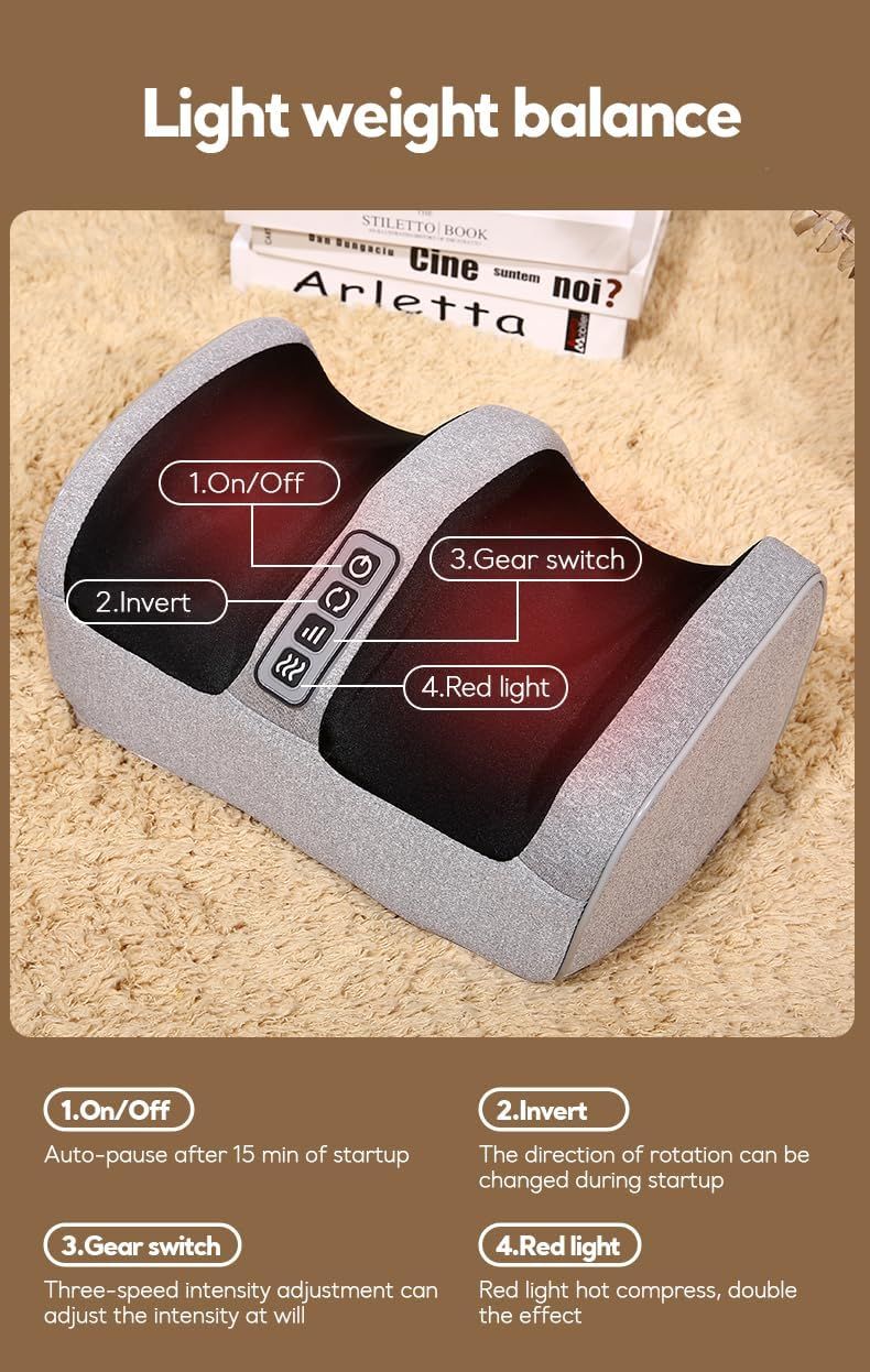 Medcursor Foot Massager with Heat, Feet and Calf Massager